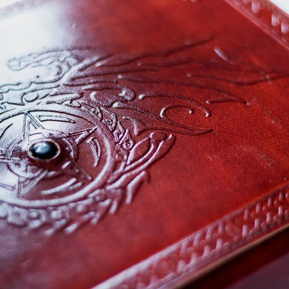 Dragon Grimoire Leather Journal - Picture 5 of 9